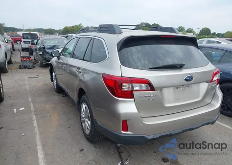 2016 Subaru Outback 2.5I из США, поврежденный, VIN 4S4BSBAC6G3222232